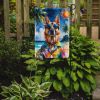 German Shepherd Summer Beach Time Garden Flag Mailbox Decorative Yard Banner Outside Patio Artwork for Flower Beds, Garden Size, Multicolor