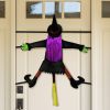 Funny Crashing Witch Tree Decoration – Halloween Yard & Porch Décor