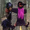 Funny Crashing Witch Tree Decoration – Halloween Yard & Porch Décor