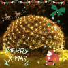 LED Christmas Net Lights – Battery Operated Waterproof Mesh Lights with 8 Lighting Modes for Indoor & Outdoor Holiday Décor
