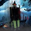 Life-Size Animated Halloween Swinging Girl – Sound & Touch Activated Hanging Decoration (4 Styles)