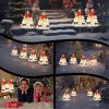 Solar Christmas Tree Pathway Lights – 4-Pack Outdoor LED Holiday Decorations