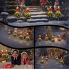 Solar Christmas Tree Pathway Lights – 4-Pack Outdoor LED Holiday Decorations