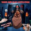 Life-Size Animated Halloween Swinging Girl – Sound & Touch Activated Hanging Decoration (4 Styles)