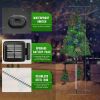 Solar LED Christmas Tree Pathway Lights | Color-Changing Outdoor Holiday Decorations