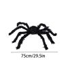 Giant Plush Halloween Spider Decoration | Large Indoor & Outdoor Spider Prop