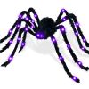 Light-Up Giant Halloween Spider with Web – Indoor & Outdoor Spooky Decoration