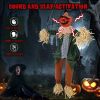 Life-Size Animated Halloween Swinging Girl – Sound & Touch Activated Hanging Decoration (4 Styles)