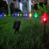 12-Light C9 Bubble Lawn Lights – Outdoor Christmas Pathway Lights (Solar or Battery Powered)