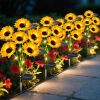 Solar Garden Stake Lights | Christmas Trees, Roses, Lilies & Sunflowers