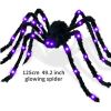 Light-Up Giant Halloween Spider with Web – Indoor & Outdoor Spooky Decoration