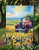 Kansas Sunflowers in Watercolor Garden Flag Mailbox Flag Decorative Yard Flag Banner Outside Patio Artwork Yard Flower Beds, Garden Size, Multicolor