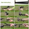 Camping Hammock, Portable Double Hammock with Net,600lbs Load 2 Persons Hammock w/Mosquito Net Outdoor Hiking Camping Hommock Portable Nylon Swing Han